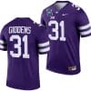 DJ Giddens Jersey #31 Kansas State Wildcats 2023 Pop-Tarts Bowl Football Purple