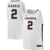 Dante Harris Jersey #2 Virginia Cavaliers College Basketball Stitched White 5 Dante Harris Jersey #2 Virginia Cavaliers College Basketball Stitched White