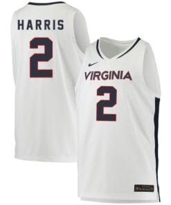Dante Harris Jersey #2 Virginia Cavaliers College Basketball Stitched White