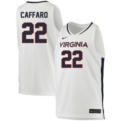 Francisco Caffaro Jersey #22 Virginia Cavaliers College Basketball Stitched White 8 Francisco Caffaro Jersey #22 Virginia Cavaliers College Basketball Stitched White