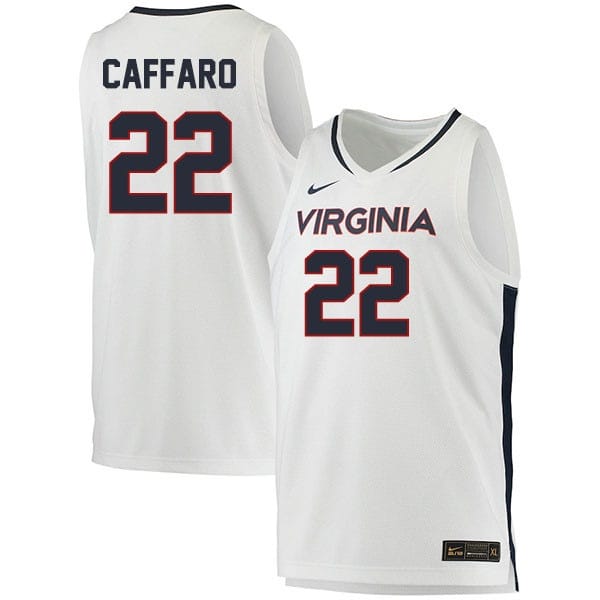 Francisco Caffaro Jersey #22 Virginia Cavaliers College Basketball Stitched White 1 Francisco Caffaro Jersey #22 Virginia Cavaliers College Basketball Stitched White