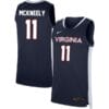 Isaac McKneely Jersey #11 Virginia Cavaliers College Basketball Stitched Navy