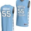 Ingram Blue Jersey #55 UNC Tar Heels Basketball Lightweight Blue