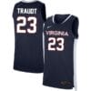 Isaac Traudt Jersey #23 Virginia Cavaliers College Basketball Stitched Navy
