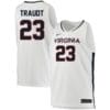 Isaac Traudt Jersey #23 Virginia Cavaliers College Basketball Stitched White 5 Isaac Traudt Jersey #23 Virginia Cavaliers College Basketball Stitched White