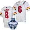 Jeshaun Jones Jersey #6 Maryland Terrapins 2023 Music City Bowl Patch Football White 5 Jeshaun Jones Jersey #6 Maryland Terrapins 2023 Music City Bowl Patch Football White