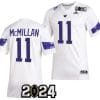 Jalen McMillan Jersey #11 Washington Huskies 2024 College Football Playoff National Championship White