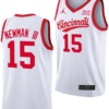 John Newman III Jersey #15 Cincinnati Bearcats 70s Throwback Basketball White 4 John Newman III Jersey #15 Cincinnati Bearcats 70s Throwback Basketball White