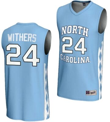 JaeLyn Withers Jersey #24 UNC Tar Heels Basketball Lightweight Blue 8 JaeLyn Withers Jersey #24 UNC Tar Heels Basketball Lightweight Blue
