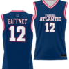 Jalen Gaffney Jersey #12 FAU Owls Full Sublimated Alternate Basketball Navy