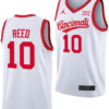 Josh Reed Jersey #10 Cincinnati Bearcats 70s Throwback Basketball White