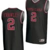 Keeley Frawley Jersey #2 Santa Clara Broncos Basketball NIL Lightweight Black