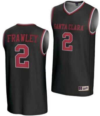 Keeley Frawley Jersey #2 Santa Clara Broncos Basketball NIL Lightweight Black 6 Keeley Frawley Jersey #2 Santa Clara Broncos Basketball NIL Lightweight Black