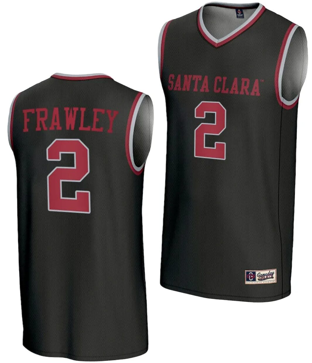 Keeley Frawley Jersey #2 Santa Clara Broncos Basketball NIL Lightweight Black 1 Keeley Frawley Jersey #2 Santa Clara Broncos Basketball NIL Lightweight Black