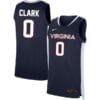 Kihei Clark Jersey #0 Virginia Cavaliers College Basketball Stitched Navy
