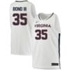 Leon Bond III Jersey #35 Virginia Cavaliers College Basketball Stitched White