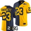 Michael Barrett Jersey #23 Michigan Wolverines 2024 Football National Championship Playoff Mazie 5 Michael Barrett Jersey #23 Michigan Wolverines 2024 Football National Championship Playoff Mazie