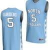 Maria Gakdeng Jersey #5 UNC Tar Heels Basketball Lightweight Blue