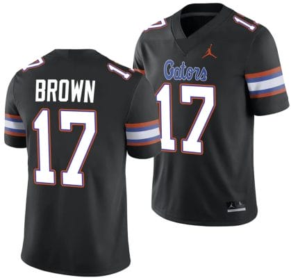Max Brown Jersey #17 Florida Gators Alternate College Football 2023-24 Black 10 Max Brown Jersey #17 Florida Gators Alternate College Football 2023-24 Black