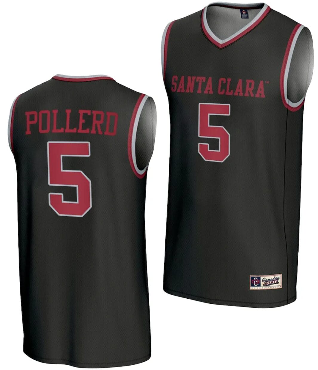 Olivia Pollerd Jersey #5 Santa Clara Broncos Basketball NIL Lightweight Black 1 Olivia Pollerd Jersey #5 Santa Clara Broncos Basketball NIL Lightweight Black