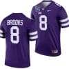 Phillip Brooks Jersey #8 Kansas State Wildcats 2023 Pop-Tarts Bowl Football Purple