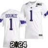 Rome Odunze Jersey #1 Washington Huskies 2024 College Football Playoff National Championship White