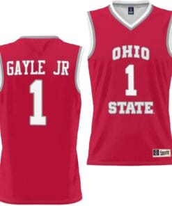 Roddy Gayle JrJersey #1 Ohio State Buckeyes College Basketball Lightweight Scarlet