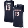 Ryan Dunn Jersey #13 Virginia Cavaliers College Basketball Stitched Navy
