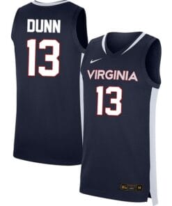 Ryan Dunn Jersey #13 Virginia Cavaliers College Basketball Stitched Navy