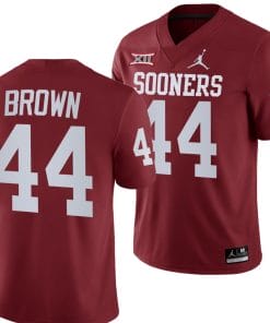 Sammy Brown Jersey #44 Oklahoma Sooners 2024 College Football Maroon