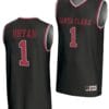 Tyeree Bryan Jersey #1 Santa Clara Broncos Basketball NIL Lightweight Black 3 Tyeree Bryan Jersey #1 Santa Clara Broncos Basketball NIL Lightweight Black