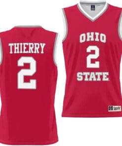 Taylor Thierry Jersey #2 Ohio State Buckeyes College Basketball Lightweight Scarlet