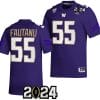 Troy Fautanu Jersey #55 Washington Huskies 2024 College Football Playoff National Championship Purple 5 Troy Fautanu Jersey #55 Washington Huskies 2024 College Football Playoff National Championship Purple