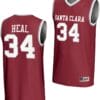 Tess Heal Jersey #34 Santa Clara Broncos Basketball NIL Lightweight Maroon 3 Tess Heal Jersey #34 Santa Clara Broncos Basketball NIL Lightweight Maroon