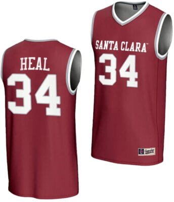 Tess Heal Jersey #34 Santa Clara Broncos Basketball NIL Lightweight Maroon 6 Tess Heal Jersey #34 Santa Clara Broncos Basketball NIL Lightweight Maroon