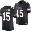 Tim Tebow Jersey #15 Florida Gators Alternate College Football 2023-24 Black