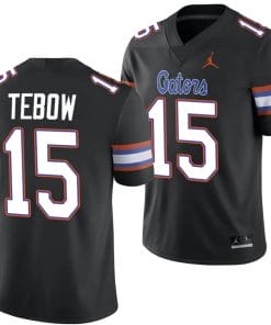 Tim Tebow Jersey #15 Florida Gators Alternate College Football 2023-24 Black