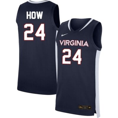 Tristan How Jersey #24 Virginia Cavaliers College Basketball Stitched Navy 8 Tristan How Jersey #24 Virginia Cavaliers College Basketball Stitched Navy