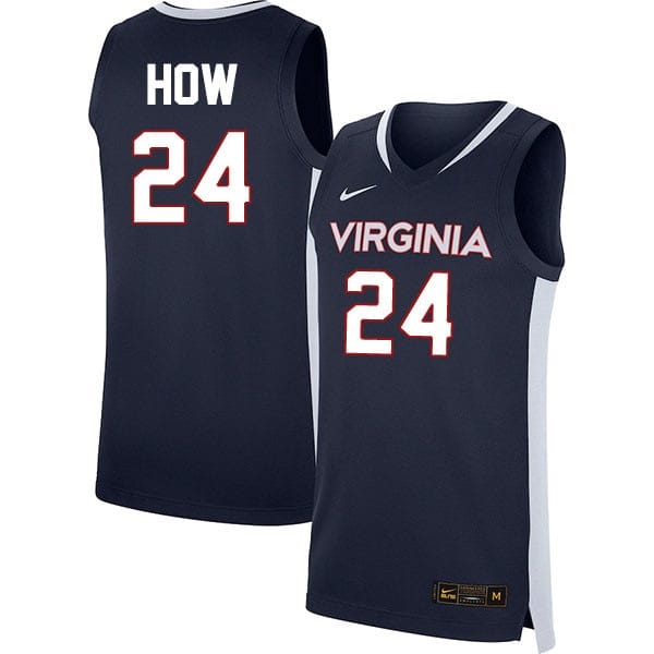 Tristan How Jersey #24 Virginia Cavaliers College Basketball Stitched Navy 1 Tristan How Jersey #24 Virginia Cavaliers College Basketball Stitched Navy