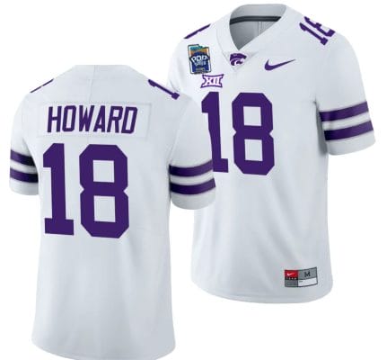 Will Howard Jersey #18 Kansas State Wildcats 2023 Pop-Tarts Bowl Football White 8 Will Howard Jersey #18 Kansas State Wildcats 2023 Pop-Tarts Bowl Football White