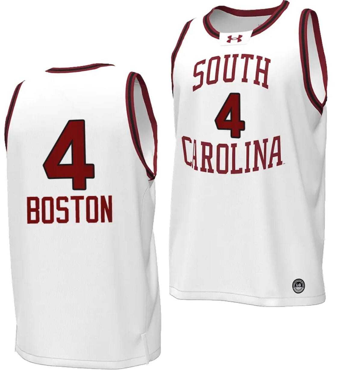 Aliyah Boston Jersey #4 South Carolina Gamecocks Basketball Throwback Replica White 1 Aliyah Boston Jersey #4 South Carolina Gamecocks Basketball Throwback Replica White
