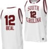 Brea Beal Jersey #12 South Carolina Gamecocks Basketball Throwback Replica White
