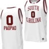 Te Hina Paopao Jersey #0 South Carolina Gamecocks Basketball Throwback Replica White