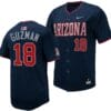 Adonys Guzman Jersey #18 Arizona Wildcats Replica Baseball Full-Button Navy