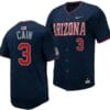 Andrew Cain Jersey #3 Arizona Wildcats Replica Baseball Full-Button Navy