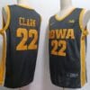 Caitlin Clark Jersey #22 Iowa Hawkeyes Ncaa College Basketball Black Gold
