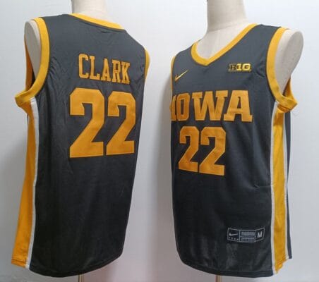 Caitlin Clark Jersey #22 Iowa Hawkeyes Ncaa College Basketball Black Gold 8 Caitlin Clark Jersey #22 Iowa Hawkeyes Ncaa College Basketball Black Gold
