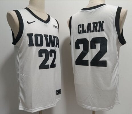 Caitlin Clark Jersey #22 Iowa Hawkeyes Ncaa College Basketball White 8 Caitlin Clark Jersey #22 Iowa Hawkeyes Ncaa College Basketball White