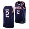 Caleb Love Jersey #2 Arizona Wildcats College Basketball Navy 4 Caleb Love Jersey #2 Arizona Wildcats College Basketball Navy