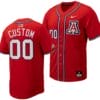 Custom Arizona Wildcats Jersey Name and Number Replica Baseball Full-Button Red